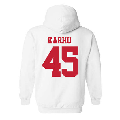 New Mexico - NCAA Football : Brett Karhu - Classic Fashion Shersey Hooded Sweatshirt-1