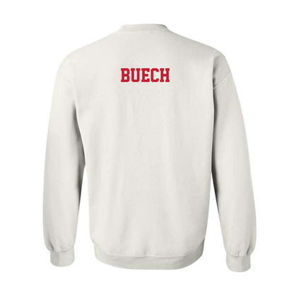 New Mexico - NCAA Men's Golf : Luis Buech - Classic Fashion Shersey Crewneck Sweatshirt-1