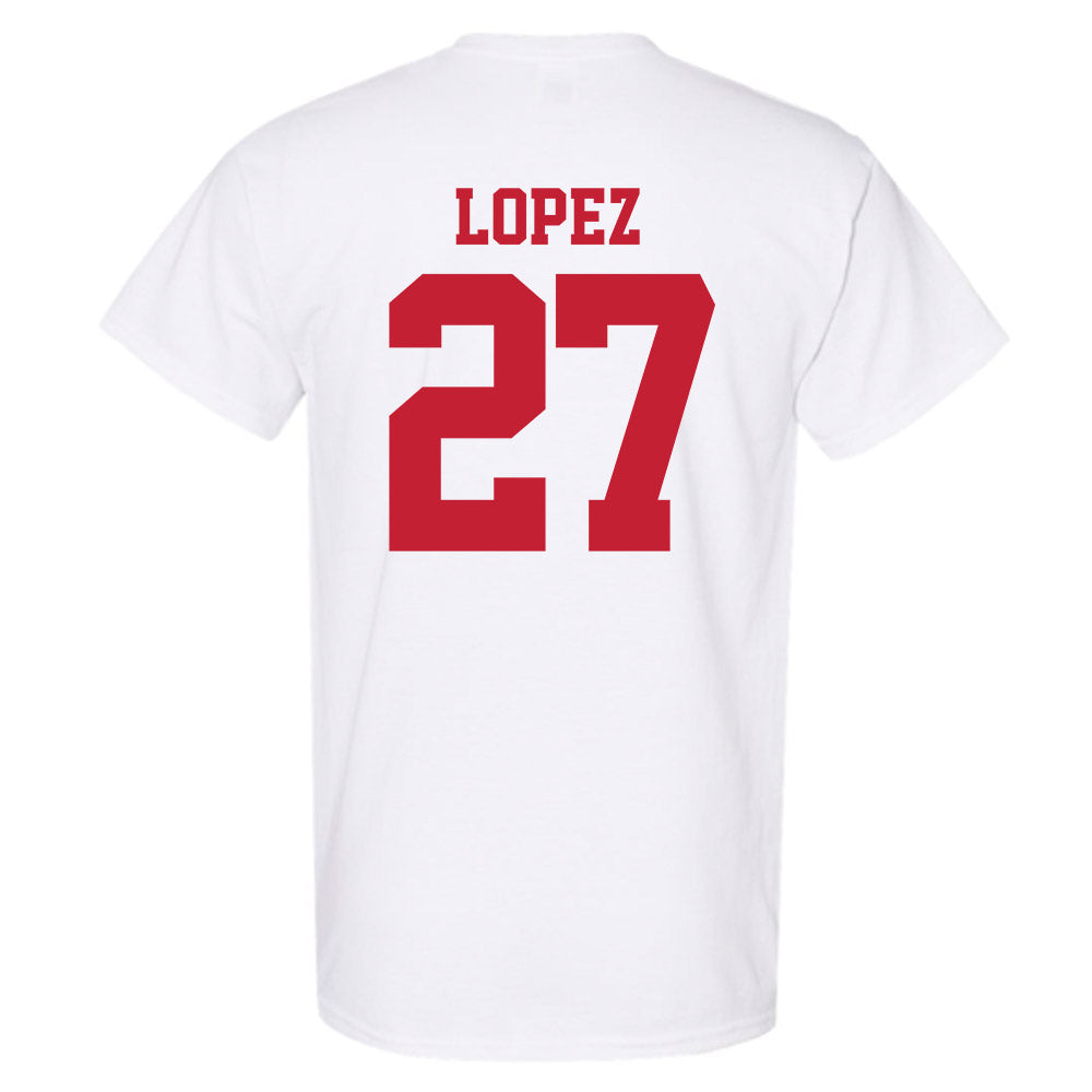 New Mexico - NCAA Baseball : David Lopez - Classic Fashion Shersey T-Shirt-1