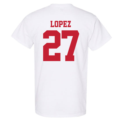 New Mexico - NCAA Baseball : David Lopez - Classic Fashion Shersey T-Shirt-1