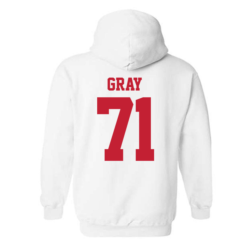 New Mexico - NCAA Football : Travis Gray - Classic Fashion Shersey Hooded Sweatshirt-1