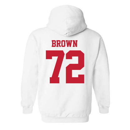 New Mexico - NCAA Football : Nevell Brown - Classic Fashion Shersey Hooded Sweatshirt-1