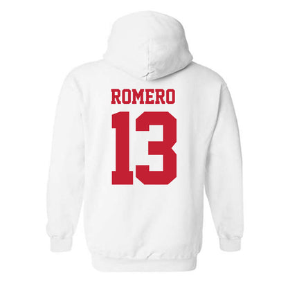 New Mexico - NCAA Baseball : Matthew Romero - Classic Fashion Shersey Hooded Sweatshirt-1