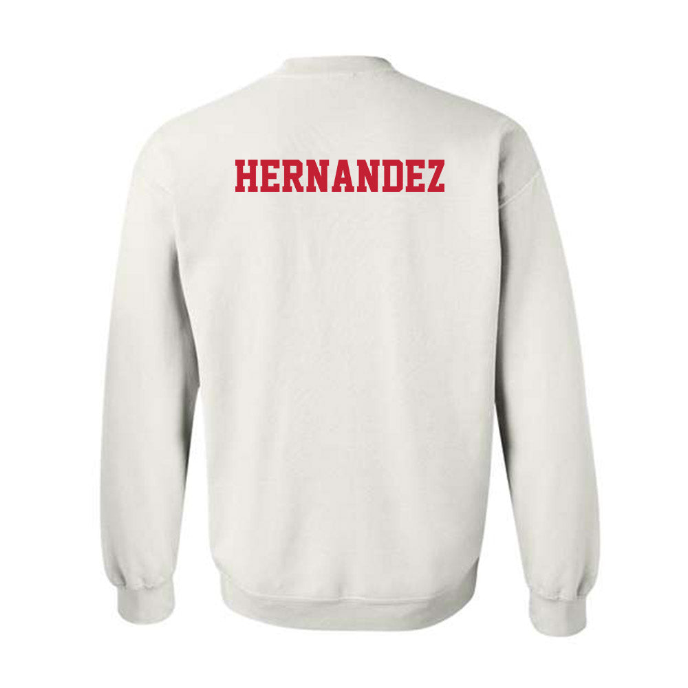 New Mexico - NCAA Men's Cross Country : Jayden Hernandez - Classic Fashion Shersey Crewneck Sweatshirt-1