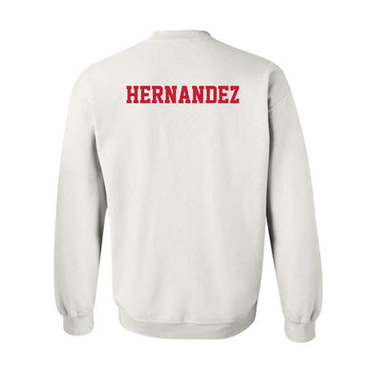 New Mexico - NCAA Men's Cross Country : Jayden Hernandez - Classic Fashion Shersey Crewneck Sweatshirt-1