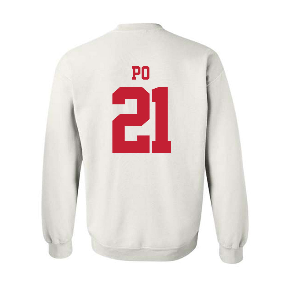 New Mexico - NCAA Women's Basketball : Reza Po - Classic Fashion Shersey Crewneck Sweatshirt-1