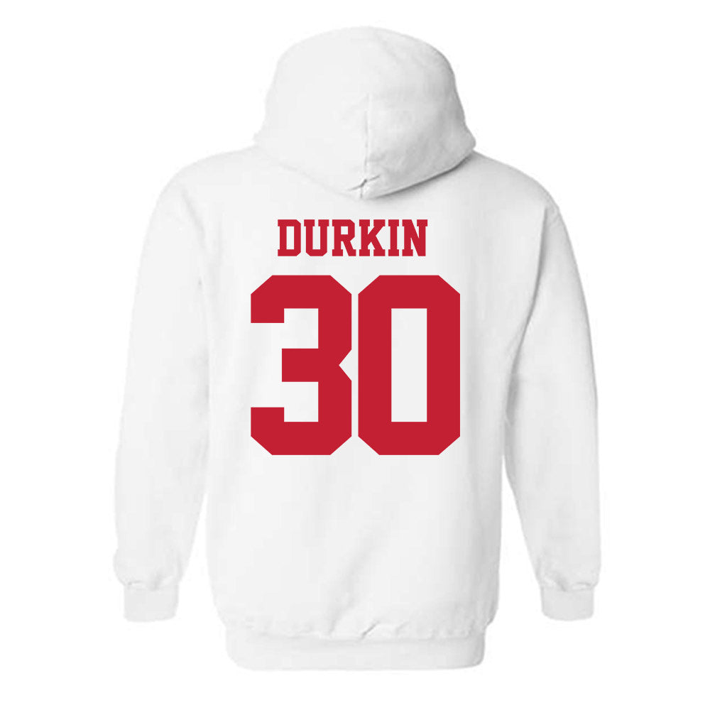 New Mexico - NCAA Football : Brendan Durkin - Classic Fashion Shersey Hooded Sweatshirt-1