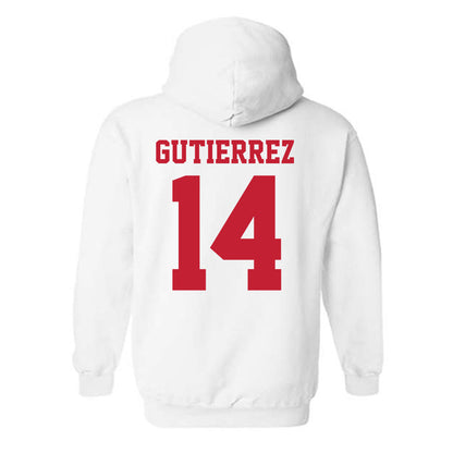 New Mexico - NCAA Football : Melaki Gutierrez - Classic Fashion Shersey Hooded Sweatshirt-1