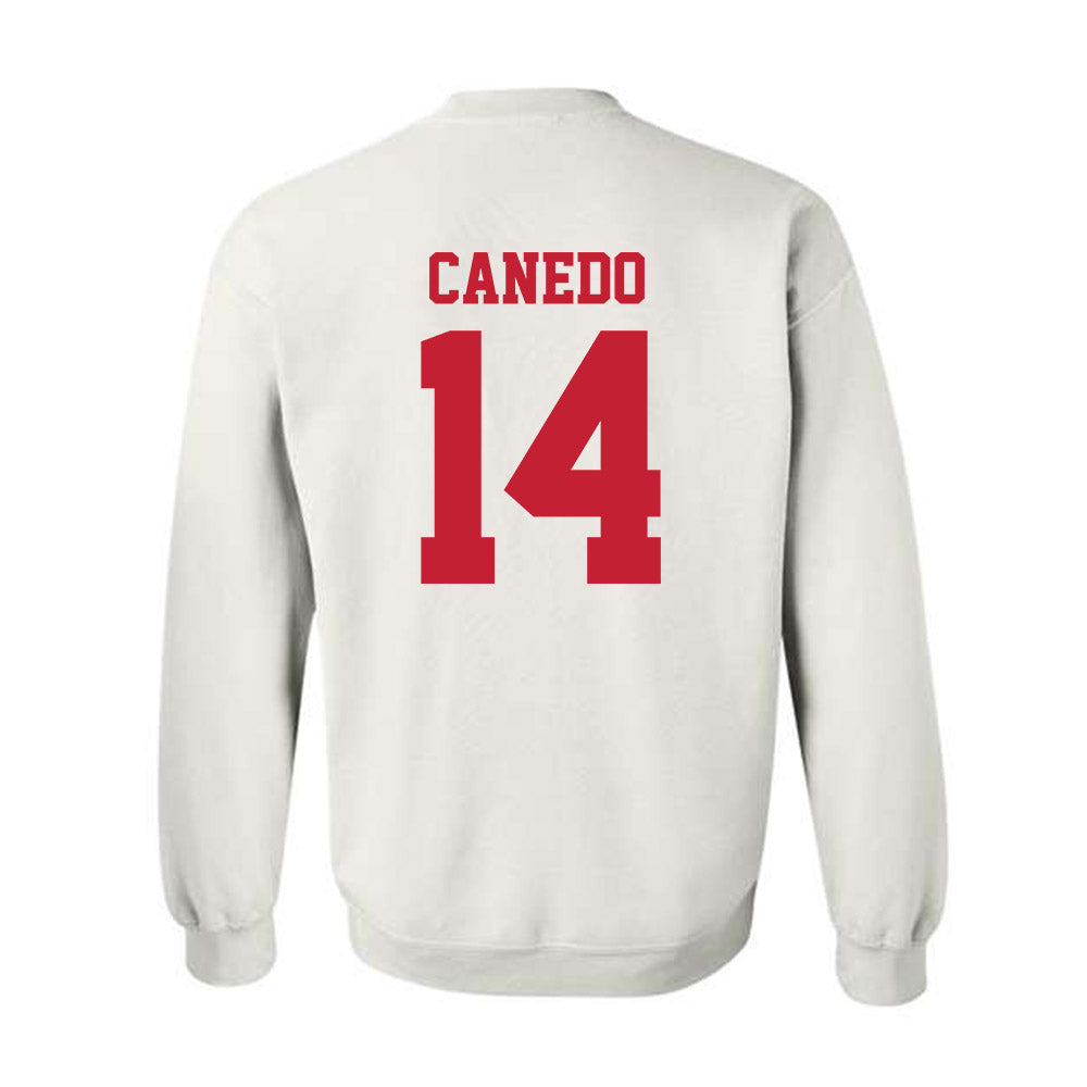 New Mexico - NCAA Women's Volleyball : Camila Canedo - Classic Fashion Shersey Crewneck Sweatshirt-1