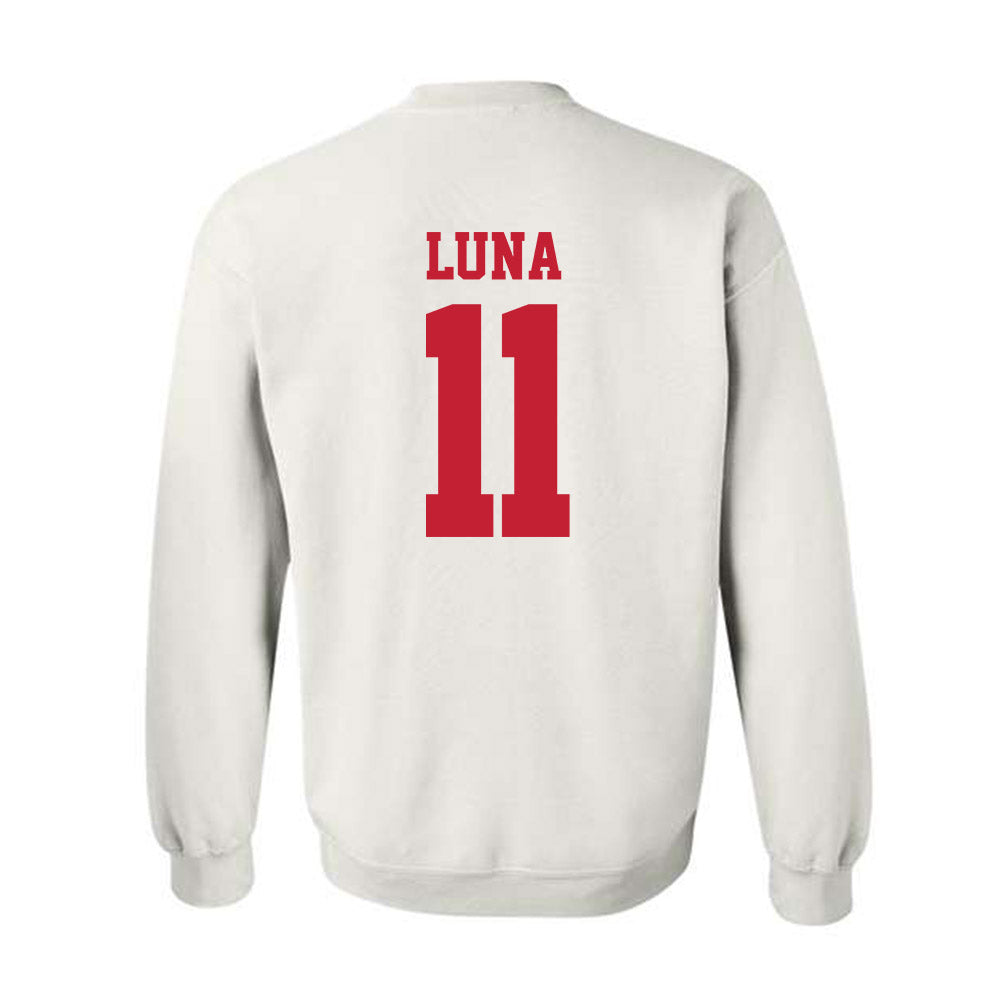 New Mexico - NCAA Men's Golf : Valentin Luna - Classic Fashion Shersey Crewneck Sweatshirt-1