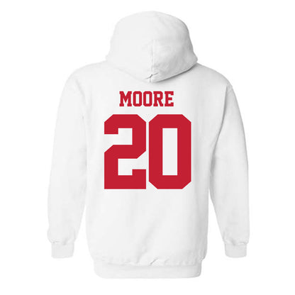 New Mexico - NCAA Football : Dereck Moore - Classic Fashion Shersey Hooded Sweatshirt-1