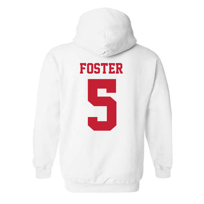 New Mexico - NCAA Women's Basketball : Kaia Foster - Classic Fashion Shersey Hooded Sweatshirt-1