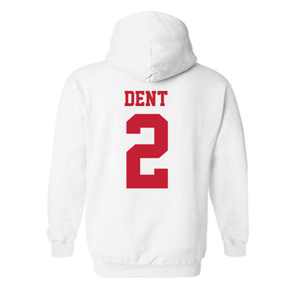 New Mexico - NCAA Men's Basketball : Donovan Dent - Classic Fashion Shersey Hooded Sweatshirt-1