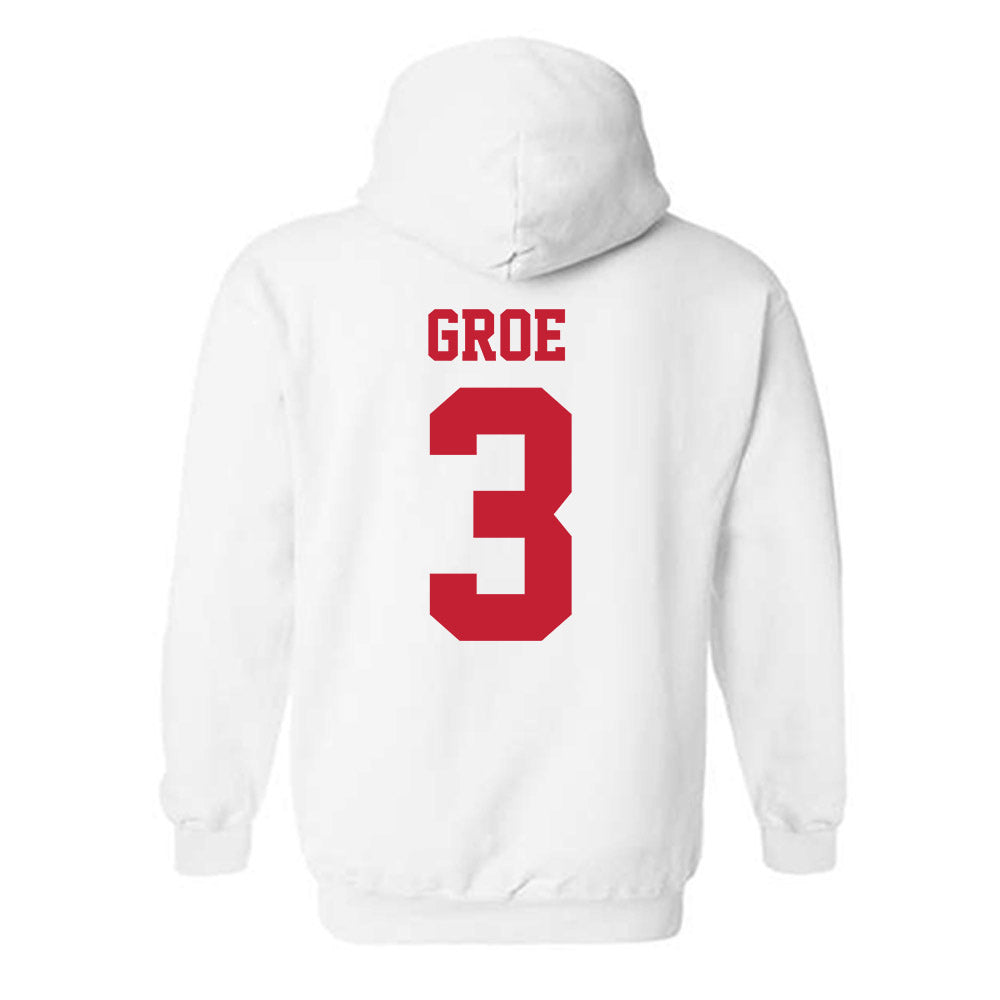 New Mexico - NCAA Women's Volleyball : Giselle Groe - Classic Fashion Shersey Hooded Sweatshirt-1