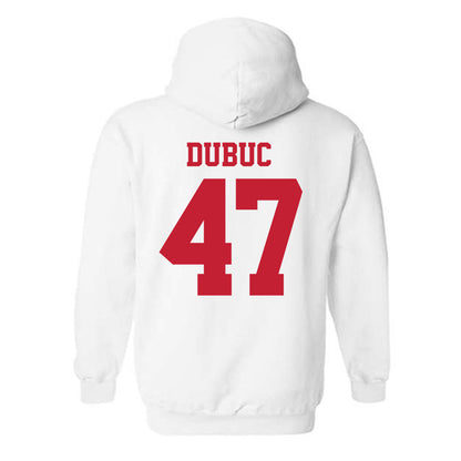 New Mexico - NCAA Football : Trey Dubuc - Classic Fashion Shersey Hooded Sweatshirt-1
