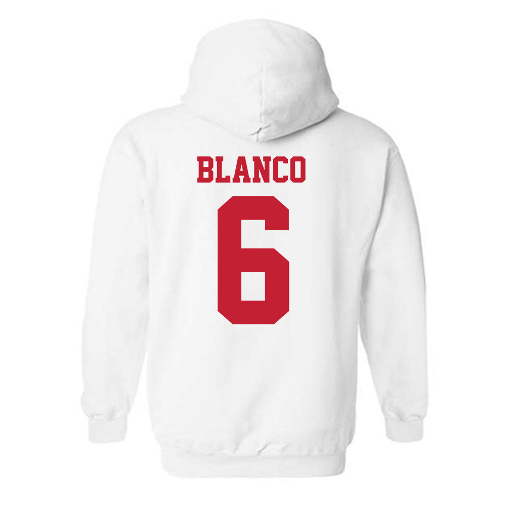 New Mexico - NCAA Women's Volleyball : Madison Blanco - Classic Fashion Shersey Hooded Sweatshirt-1