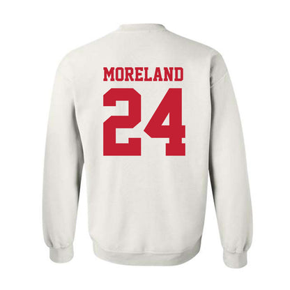 New Mexico - NCAA Women's Basketball : Amhyia Moreland - Classic Fashion Shersey Crewneck Sweatshirt-1