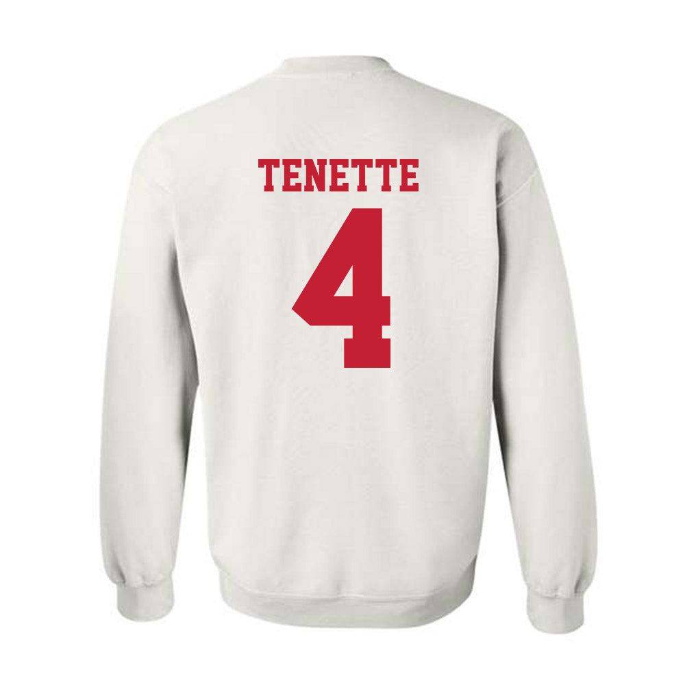 New Mexico - NCAA Men's Basketball : Uriah Tenette - Classic Fashion Shersey Crewneck Sweatshirt-1