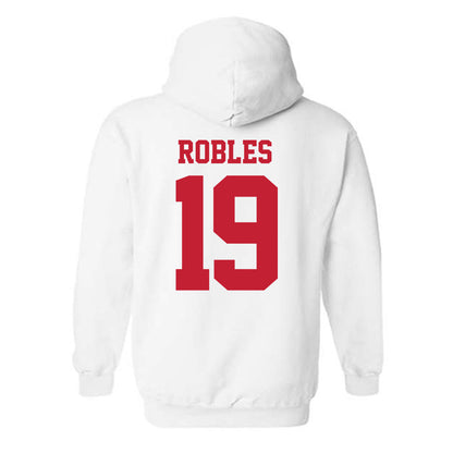 New Mexico - NCAA Women's Soccer : Taryn Robles - Classic Fashion Shersey Hooded Sweatshirt-1