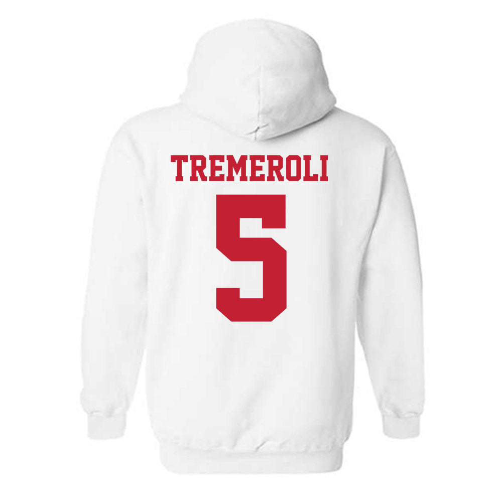 New Mexico - NCAA Women's Volleyball : Amanda Tremeroli - Classic Fashion Shersey Hooded Sweatshirt-1