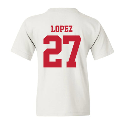 New Mexico - NCAA Baseball : David Lopez - Classic Fashion Shersey Youth T-Shirt-1