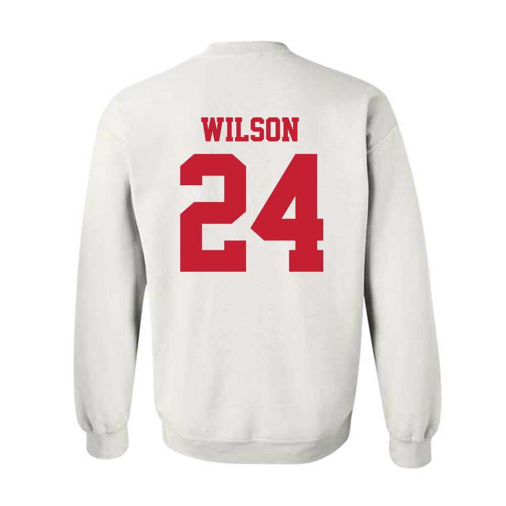 New Mexico - NCAA Football : Jayden Wilson - Classic Fashion Shersey Crewneck Sweatshirt-1