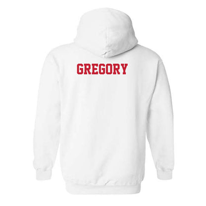 New Mexico - NCAA Women's Track & Field : Alyssa Gregory - Classic Fashion Shersey Hooded Sweatshirt-1