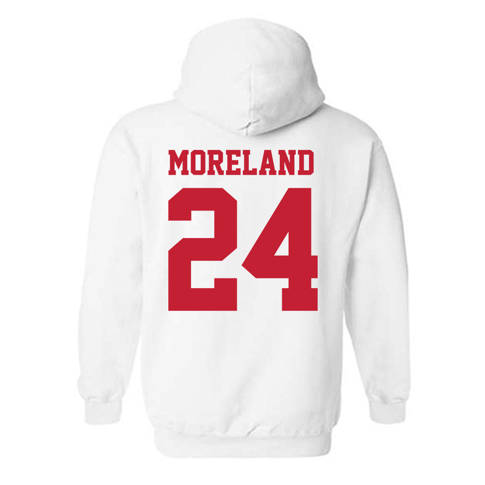 New Mexico - NCAA Women's Basketball : Amhyia Moreland - Classic Fashion Shersey Hooded Sweatshirt-1