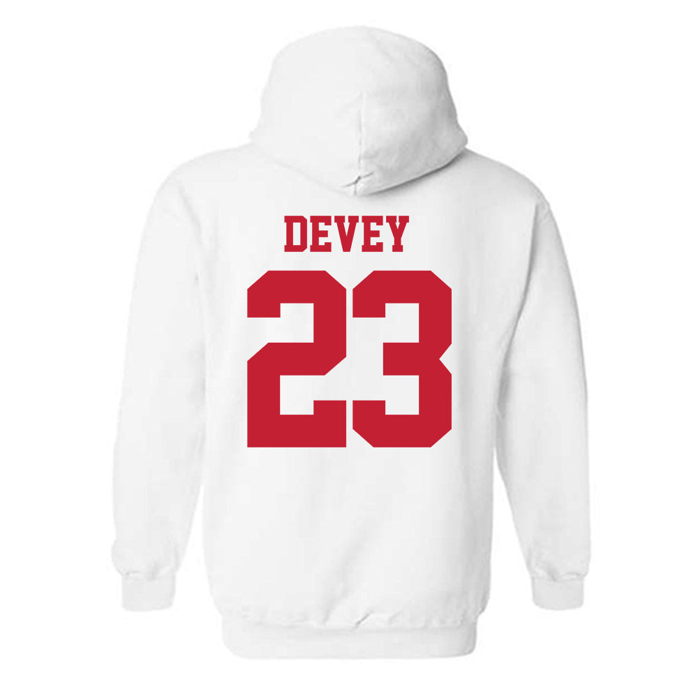 New Mexico - NCAA Women's Soccer : Presley Devey - Classic Fashion Shersey Hooded Sweatshirt-1