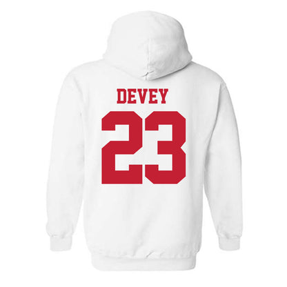 New Mexico - NCAA Women's Soccer : Presley Devey - Classic Fashion Shersey Hooded Sweatshirt-1