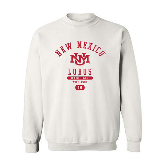 New Mexico - NCAA Baseball : Will Asby - Classic Fashion Shersey Crewneck Sweatshirt