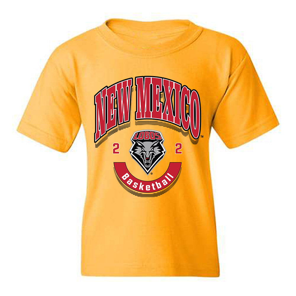 New Mexico - NCAA Men's Basketball : Donovan Dent - Classic Fashion Shersey Youth T-Shirt-0