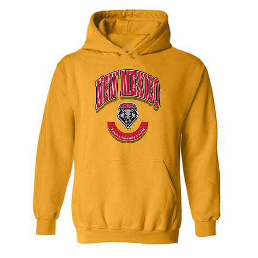 New Mexico - NCAA Women's Swimming & Diving : Kaylah Yazzie - Classic Fashion Shersey Hooded Sweatshirt-0