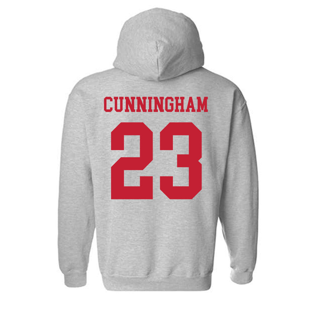 New Mexico - NCAA Baseball : Ty Cunningham - Classic Fashion Shersey Hooded Sweatshirt-1