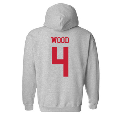 New Mexico - NCAA Baseball : Tye Wood - Classic Fashion Shersey Hooded Sweatshirt-1