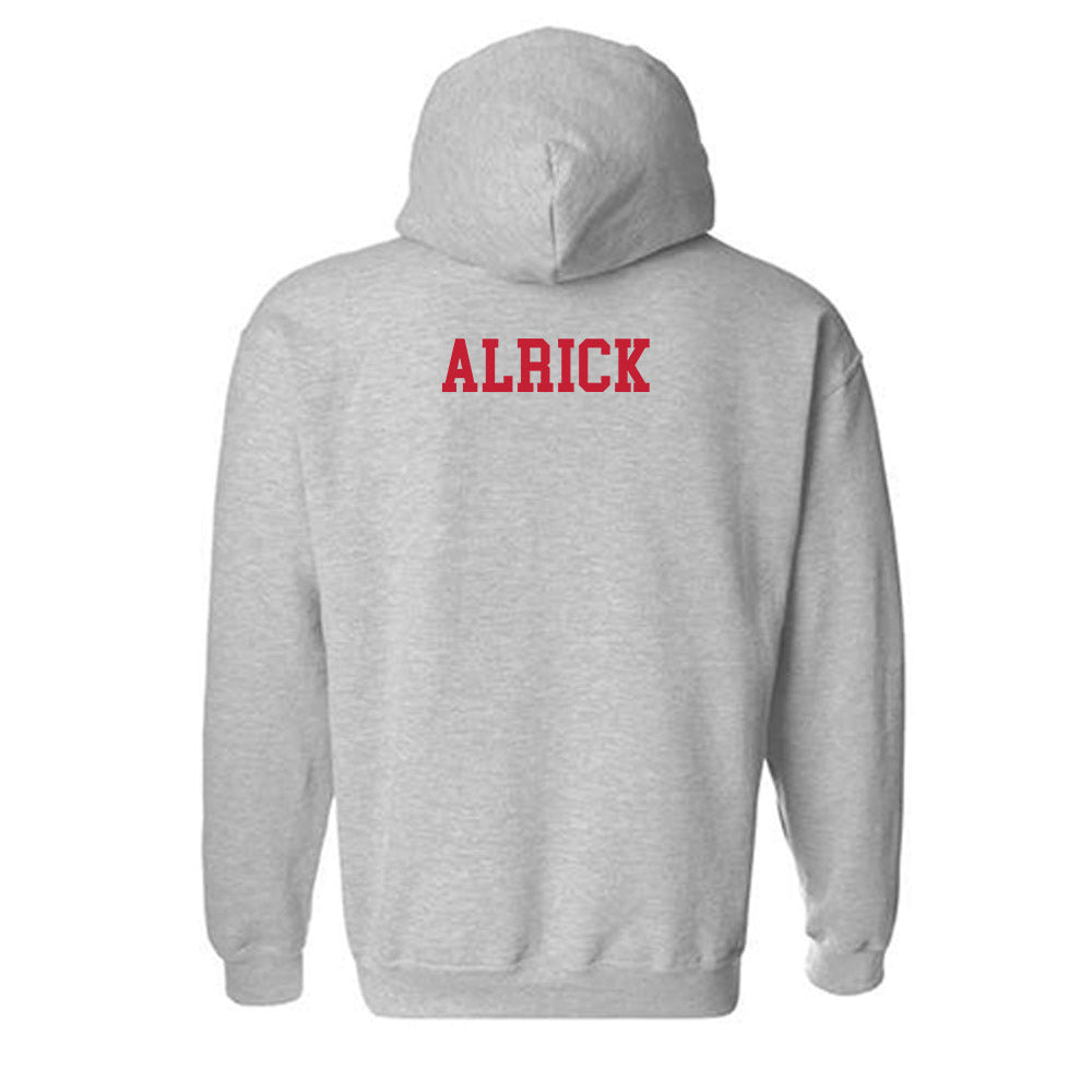 New Mexico - NCAA Men's Track & Field : Thomas Alrick - Classic Fashion Shersey Hooded Sweatshirt-1