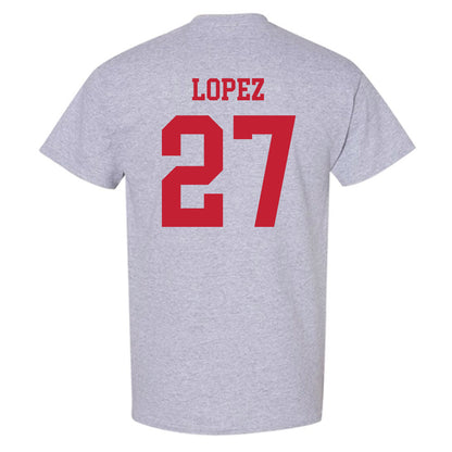 New Mexico - NCAA Baseball : David Lopez - Classic Fashion Shersey T-Shirt-1