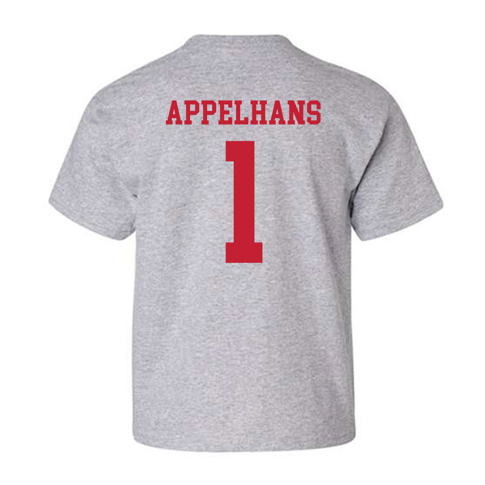 New Mexico - NCAA Men's Basketball : Braden Appelhans - Classic Fashion Shersey Youth T-Shirt-1