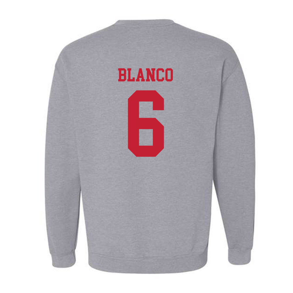 New Mexico - NCAA Women's Volleyball : Madison Blanco - Classic Fashion Shersey Crewneck Sweatshirt-1