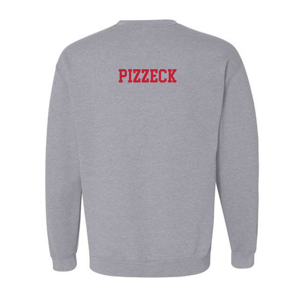 New Mexico - NCAA Men's Track & Field : Charles Pizzeck - Classic Fashion Shersey Crewneck Sweatshirt-1