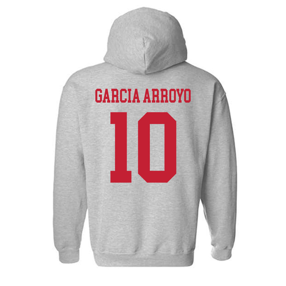 New Mexico - NCAA Women's Golf : Maria Garcia Arroyo - Classic Fashion Shersey Hooded Sweatshirt-1