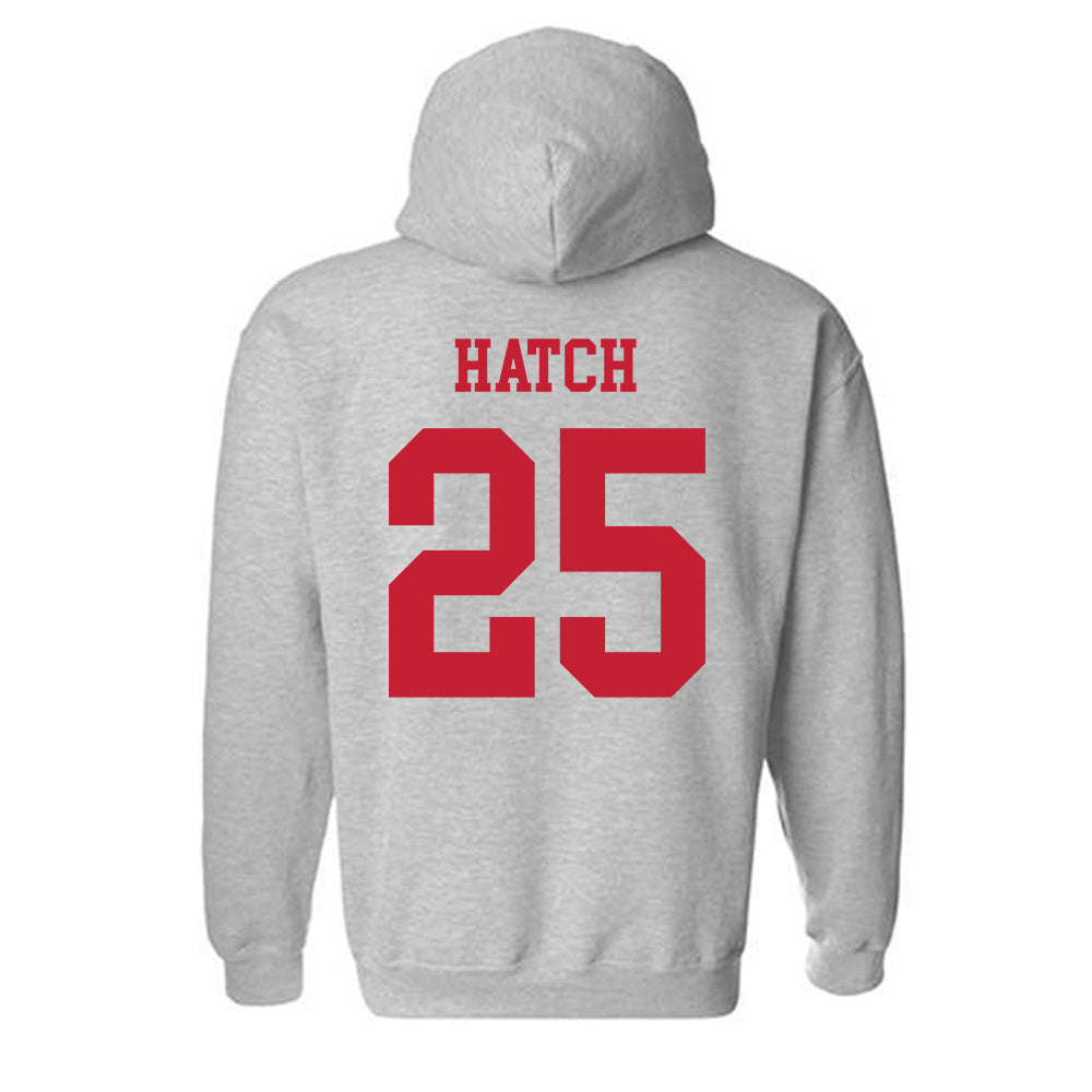 New Mexico - NCAA Football : Hyrum Hatch - Classic Fashion Shersey Hooded Sweatshirt-1