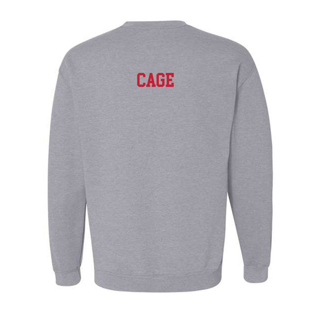 New Mexico - NCAA Men's Golf : Oliver Cage - Classic Fashion Shersey Crewneck Sweatshirt-1