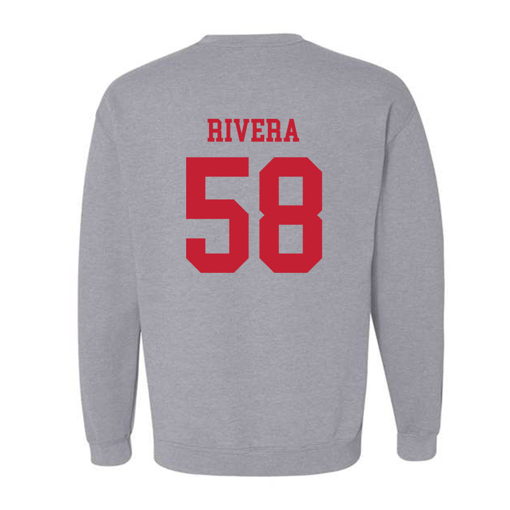 New Mexico - NCAA Football : Nicolas Rivera - Classic Fashion Shersey Crewneck Sweatshirt-1