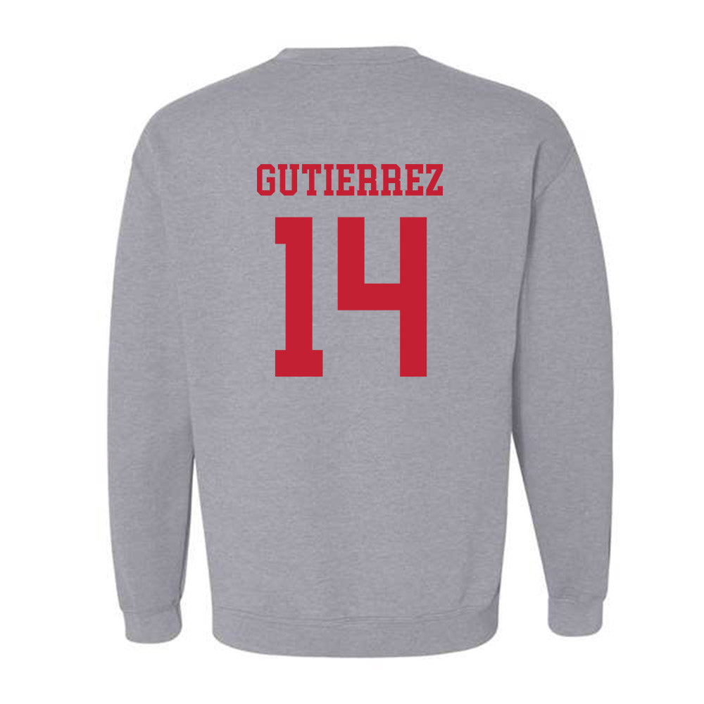 New Mexico - NCAA Football : Melaki Gutierrez - Classic Fashion Shersey Crewneck Sweatshirt-1