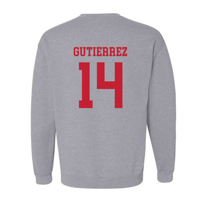 New Mexico - NCAA Football : Melaki Gutierrez - Classic Fashion Shersey Crewneck Sweatshirt-1