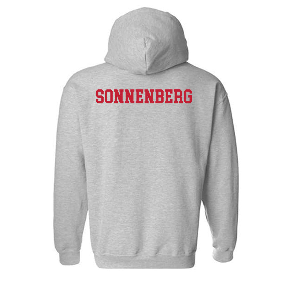 New Mexico - NCAA Men's Golf : Clark Sonnenberg - Classic Fashion Shersey Hooded Sweatshirt-1