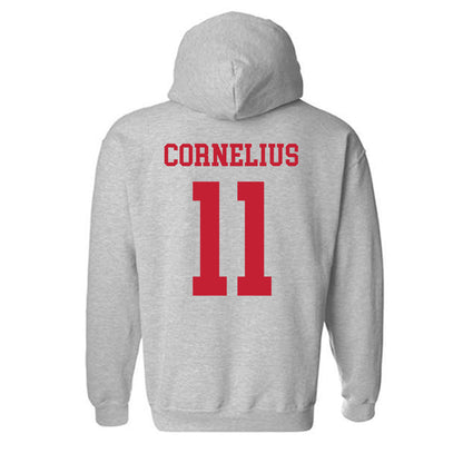 New Mexico - NCAA Baseball : Matthew Cornelius - Classic Fashion Shersey Hooded Sweatshirt-1