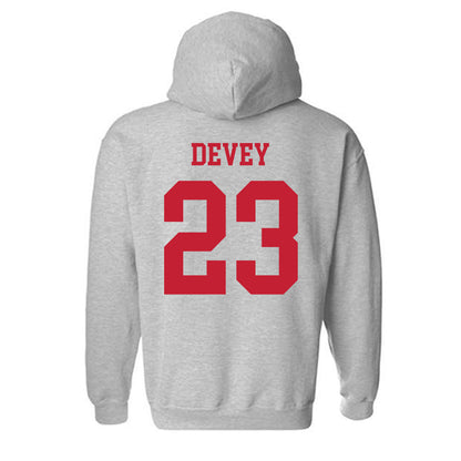 New Mexico - NCAA Women's Soccer : Presley Devey - Classic Fashion Shersey Hooded Sweatshirt-1