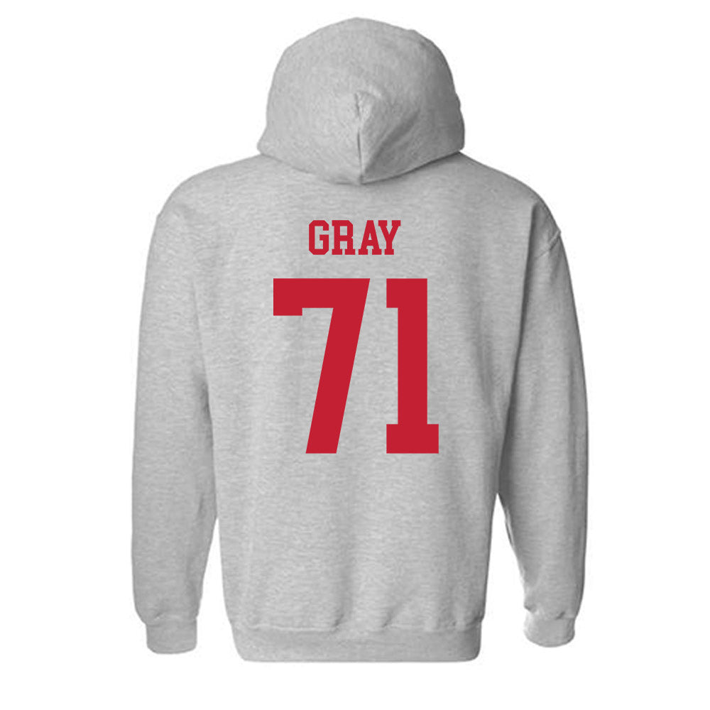 New Mexico - NCAA Football : Travis Gray - Classic Fashion Shersey Hooded Sweatshirt-1